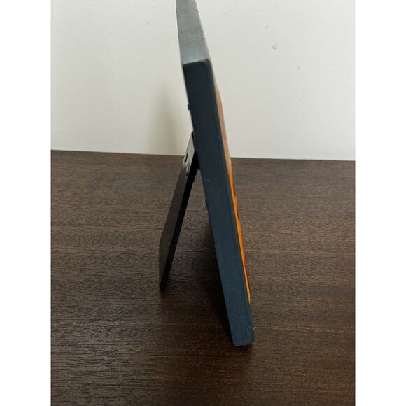 Pier 1 Imports Wooden Picture Frame Square Folk Art Boho Colorful Distressed - Picture 6 of 12